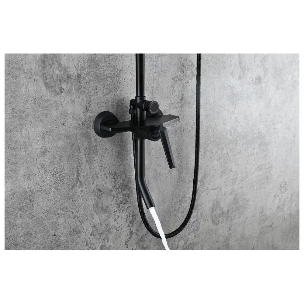 Душевая система Grocenberg GB7025BL, черный