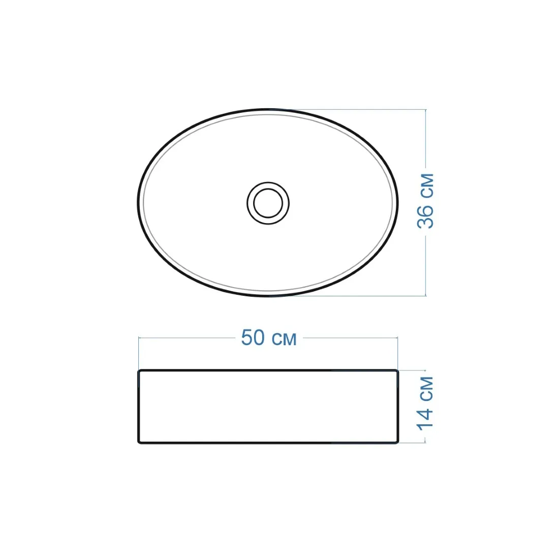 Раковина чаша Maretti EN13NS82-844, белая