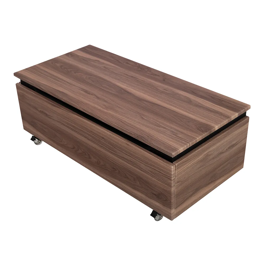 Тумба с одним выкатным ящиком Cezares Slider 966х480х315, Орех дымчатый (SLIDER-1000-1C-PI-NA-P)