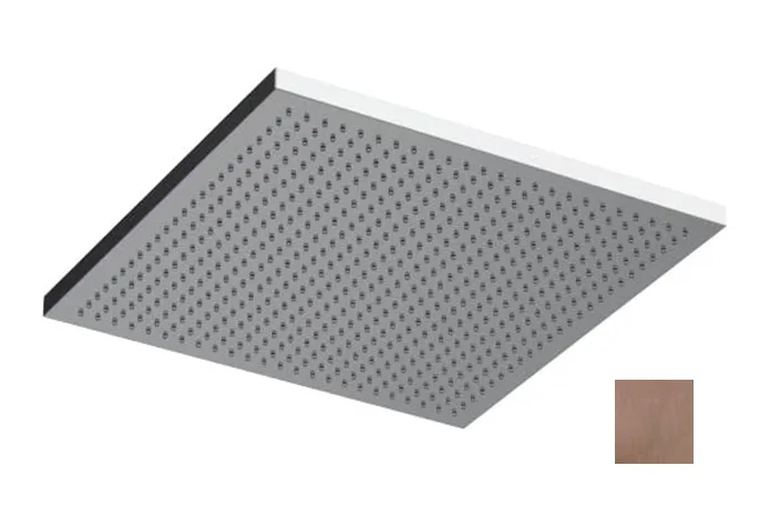 Верхний душ Almar Velvet, 300х300, Brushed Copper PVD (E044278.CO)