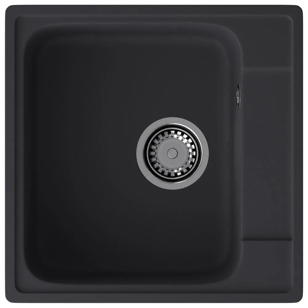 Кухонная мойка GranFest QUARZ 48, черный