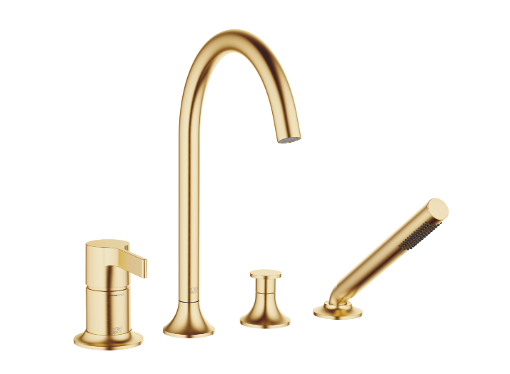 Смеситель для ванны и душа Dornbracht Vaia, латунь сатинированная (27.632.809.28)