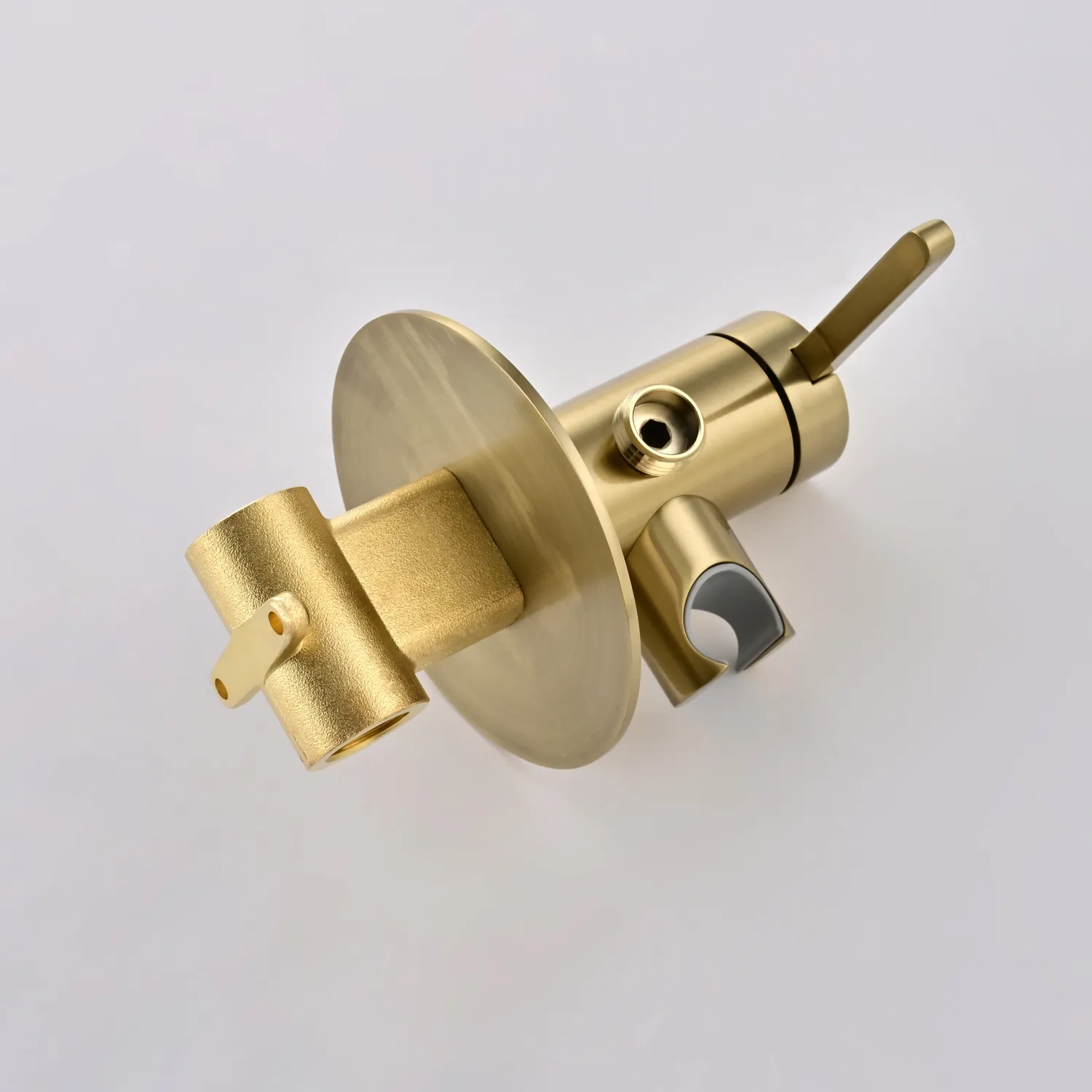 Гигиенический душ со смесителем Rose R235G, золотой сатин