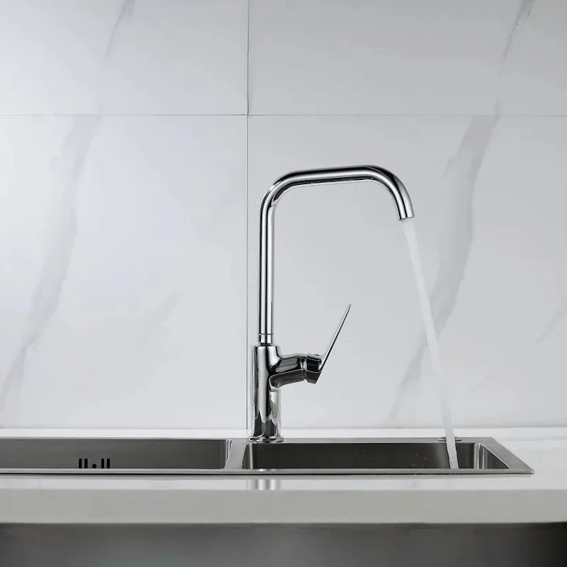 Смеситель для кухни Knotlor KN-61, хром