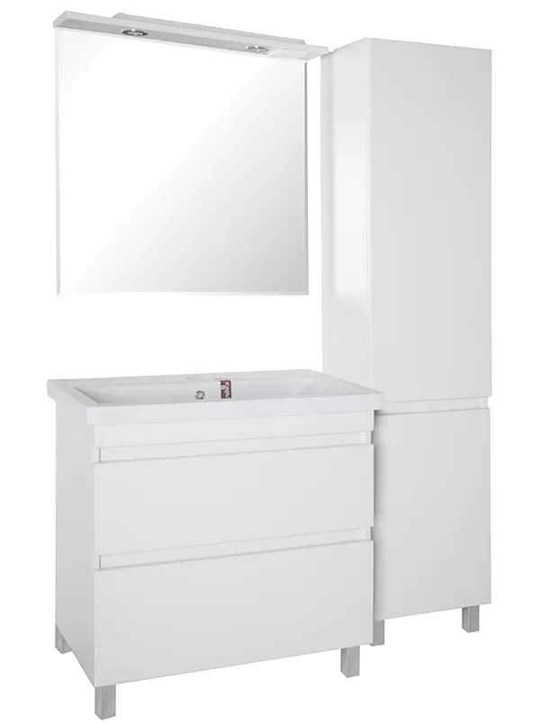 Тумба ASB-Mebel Коста 80 "Ясень белый" под умывальник Фостер 80 (11495)