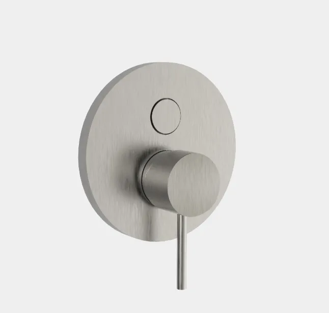 Смеситель для душа Fima Carlo Frattini Spillo Steel, на 2 потребителя, с переключателем, нержавеющая сталь (F3079E2INOX)