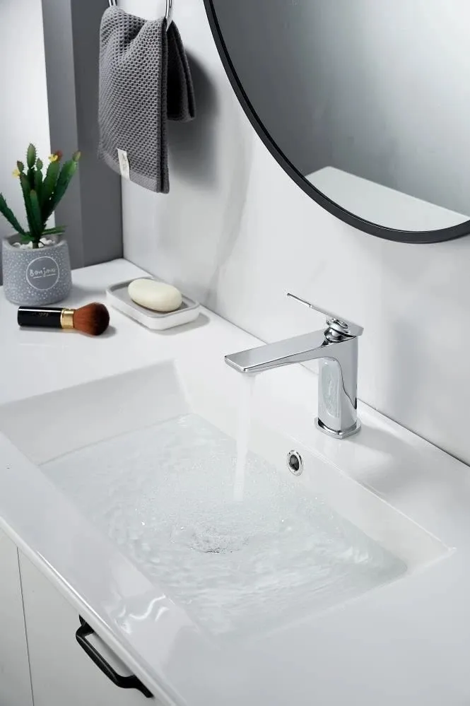 Cмеситель для раковины Knotlor KN-70, хром