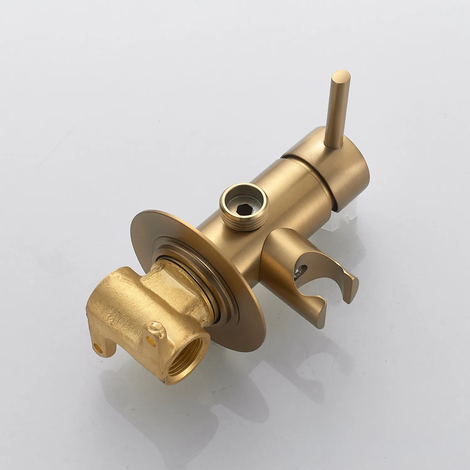 Гигиенический душ со смесителем Shevanik S147G, золотой сатин