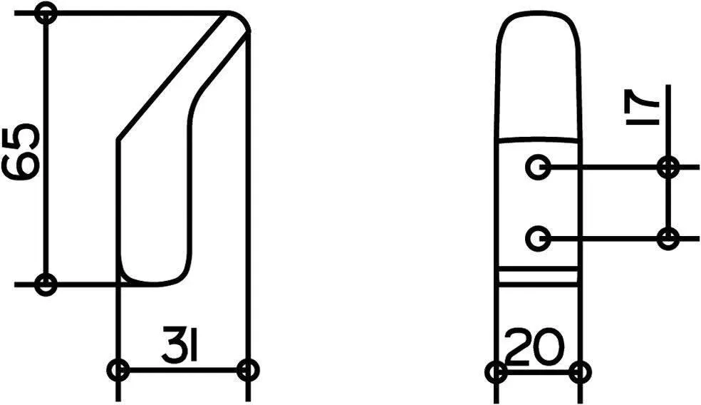 Крючок Keuco Collection Moll 12715010000