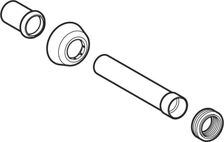 Переходник 45х55 для колена смыва бачков Geberit 118.026.11.1