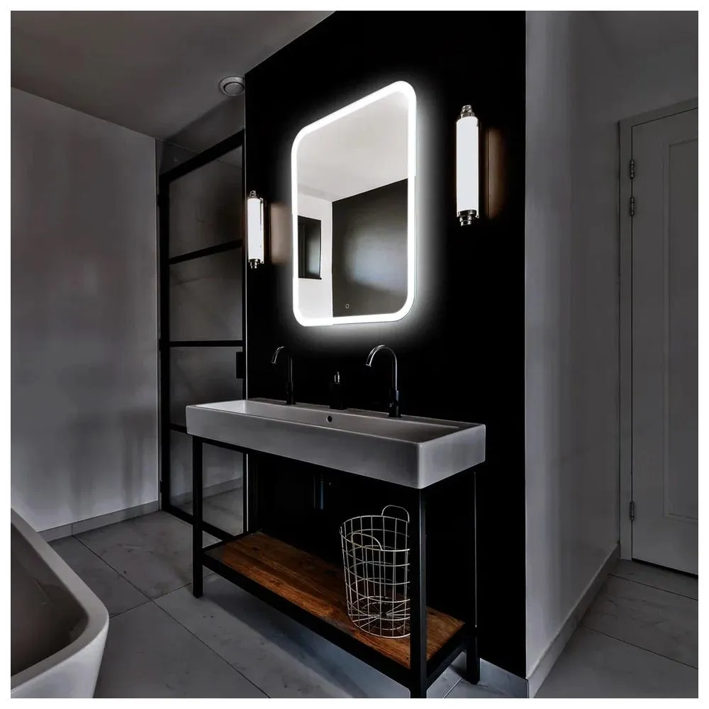 Зеркало Silver Mirrors Стив 685х915 вертикальный (сенсорный выключатель)