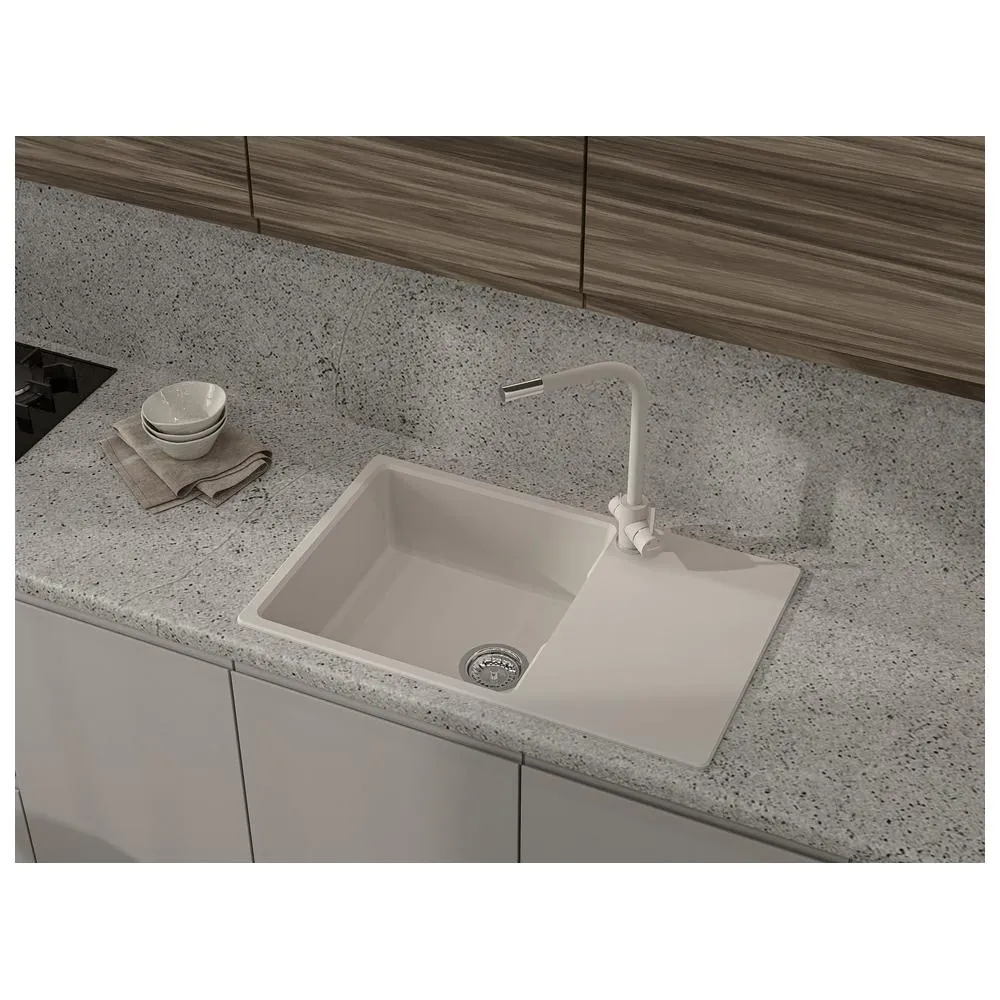 Кухонная мойка GranFest URBAN 678L, белый