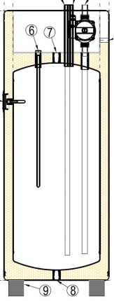 Бойлер послойного нагрева Huch EnTEC ST 100 (ST0100)