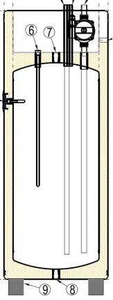 Бойлер послойного нагрева Huch EnTEC ST 100 (ST0100)