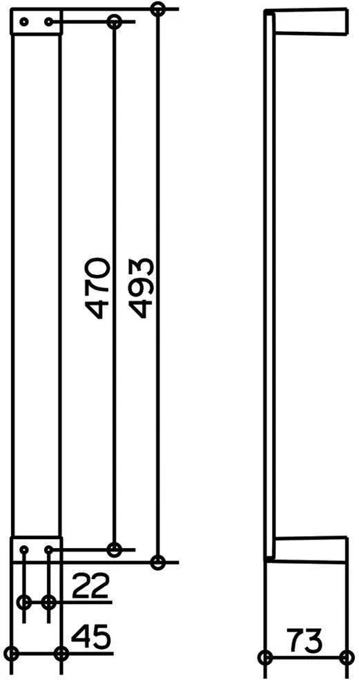 Держатель для полотенца для 6 гостевых полотенец Keuco Edition 11 11170010000