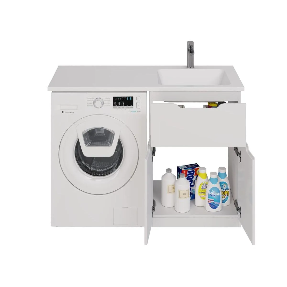 Тумба под раковину напольная Dreja Vega 60 см, белый