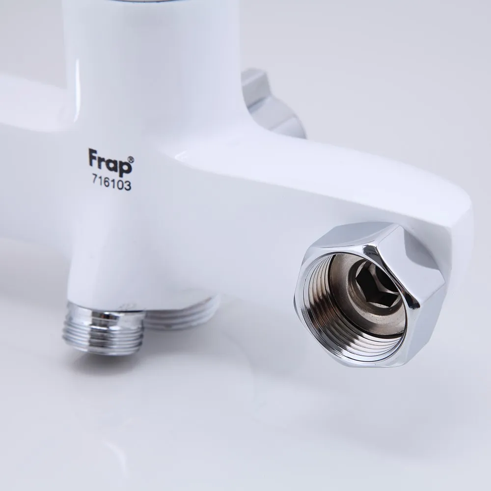 Смеситель для ванны FRAP F2234, белый