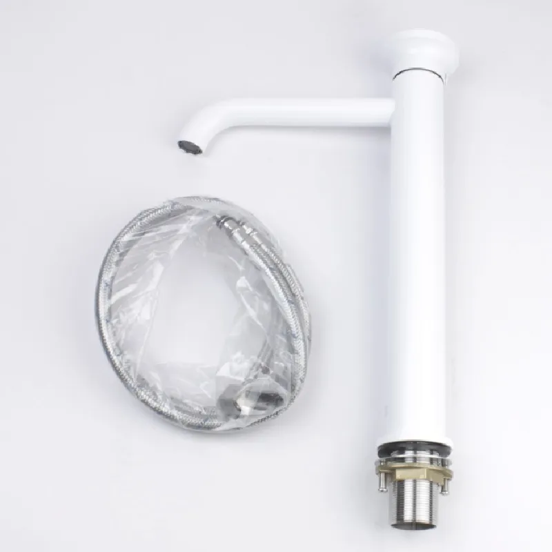 Смеситель для раковины Bronze de Luxe 9008W-R, белый/красный