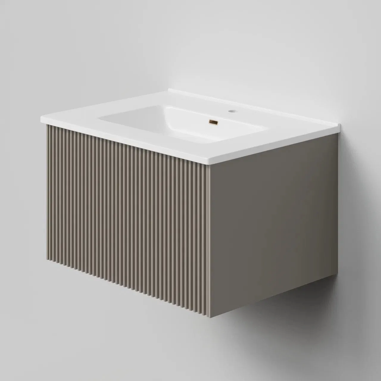 Тумба под раковину подвесная La Fenice Terra FNC-01-TER-C-60, бежевая