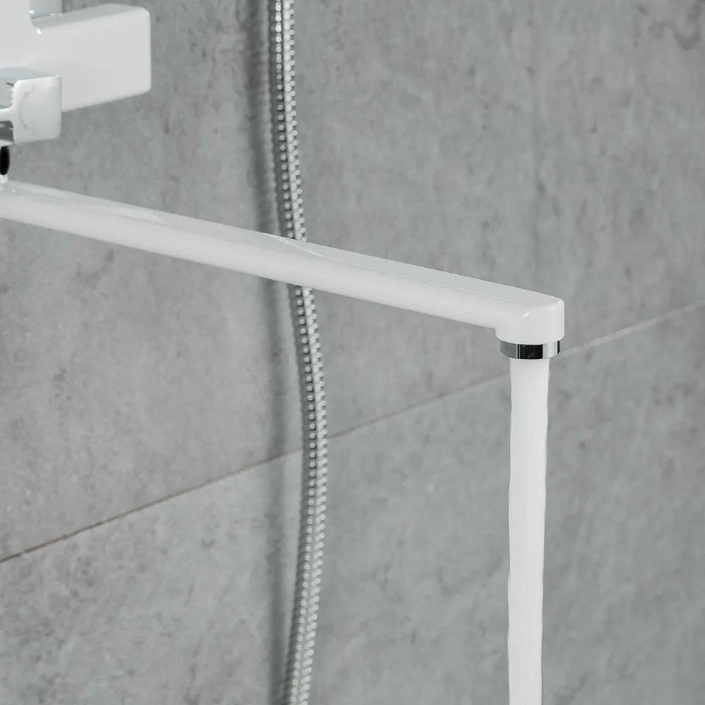 Смеситель для ванны FRUD R22153, белый