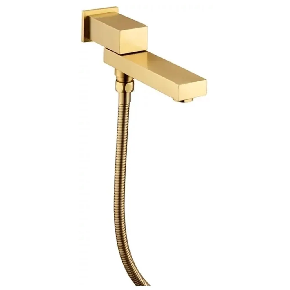 Душевая система встраиваемая Grocenberg GB5089MG-1, матовое золото