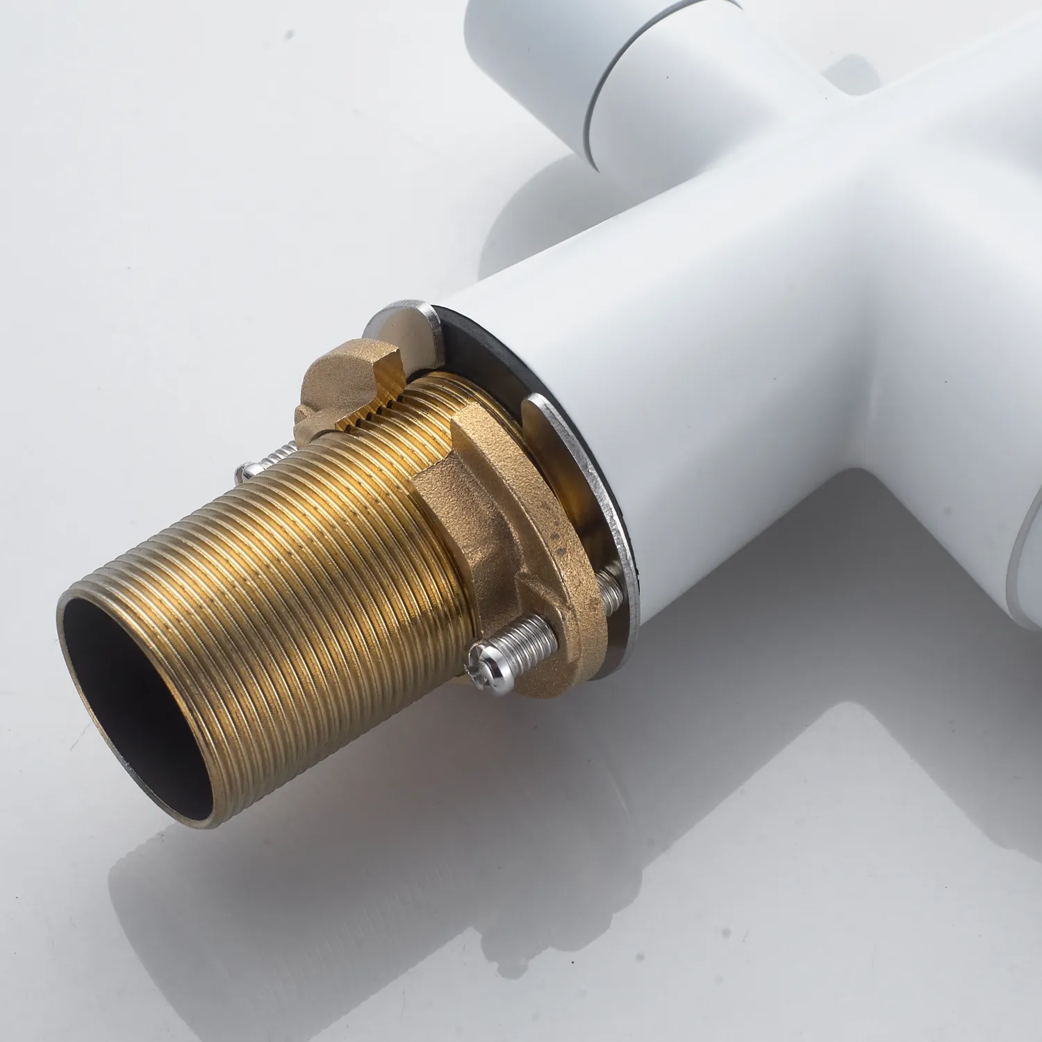 Смеситель для кухни с подключением фильтра Shevanik S428C, белый