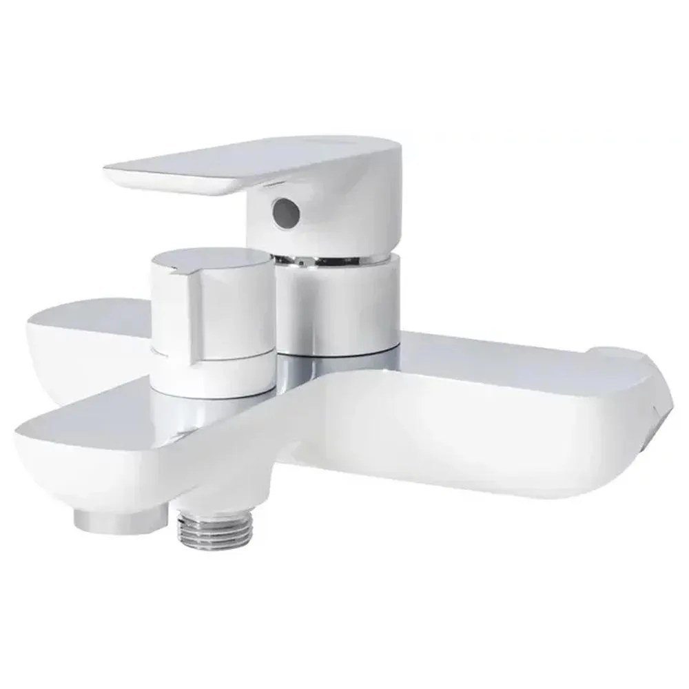 Набор для ванны 3 в 1 Grocenberg GB1009WC, белый/хром