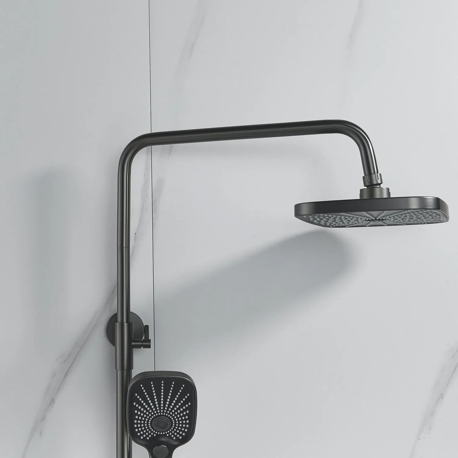 Душевая система Raffine F3685T, оружейная сталь