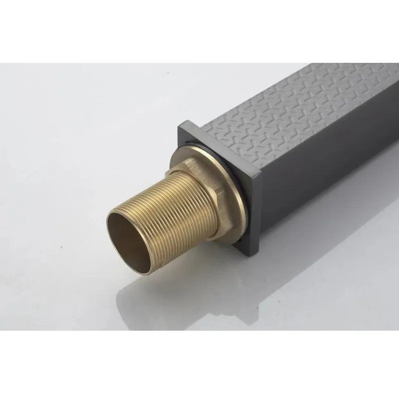 Смеситель для раковины высокий Knotlor KN-24/GMP, оружейная сталь