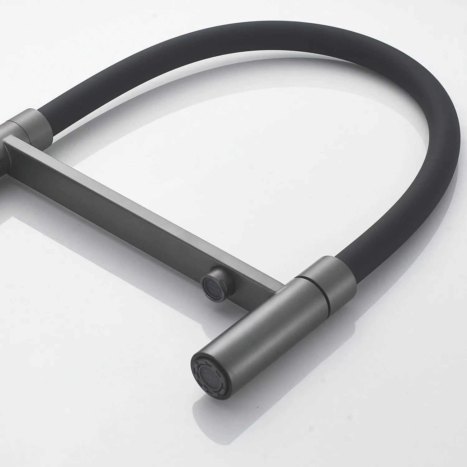 Смеситель для кухни с подключением фильтра Shevanik S178T, оружейная сталь