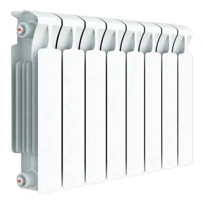 Биметаллический радиатор Rifar Monolit 500, 7 секций, белый, боковое подключение