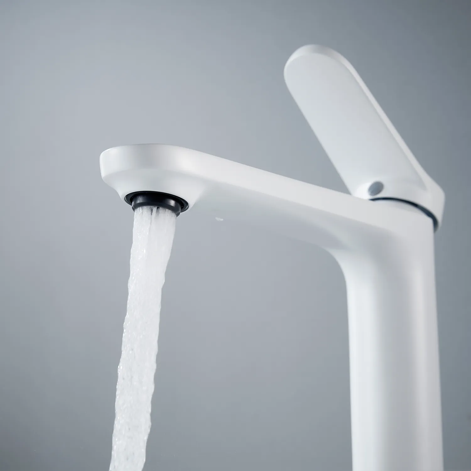 Смеситель для раковины высокий Shevanik S4311C, белый