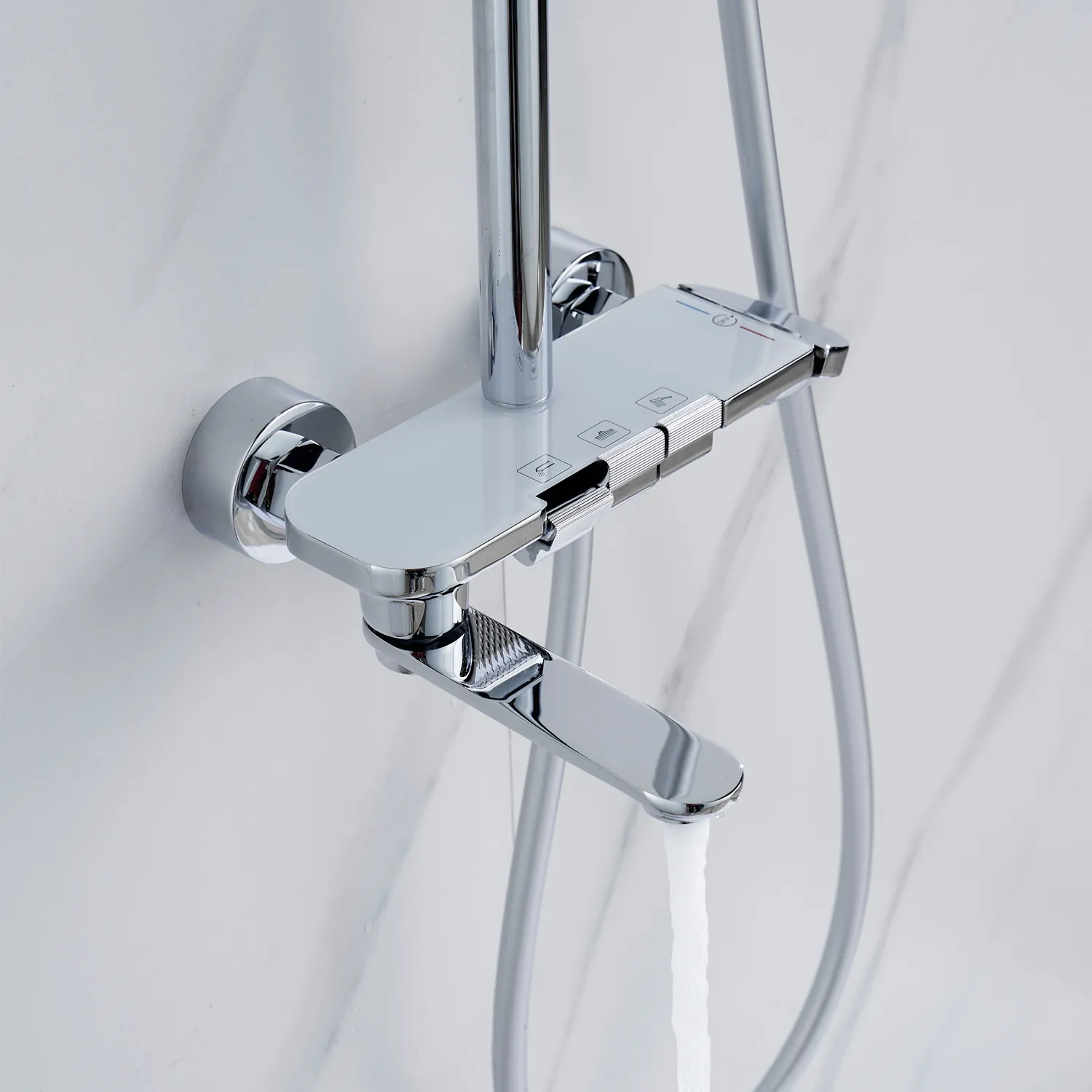 Душевая система Shevanik S4726, хром