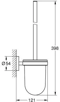 Туалетный ершик Grohe Essentials  40374001 матовый