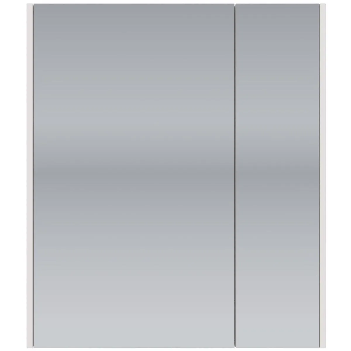 Зеркальный шкаф Dreja Prime 60 см, белый