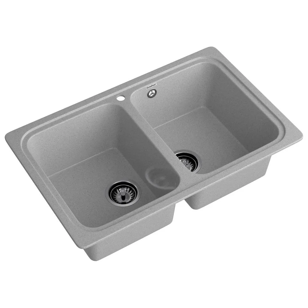 Кухонная мойка GranFest STANDART 780K, серый