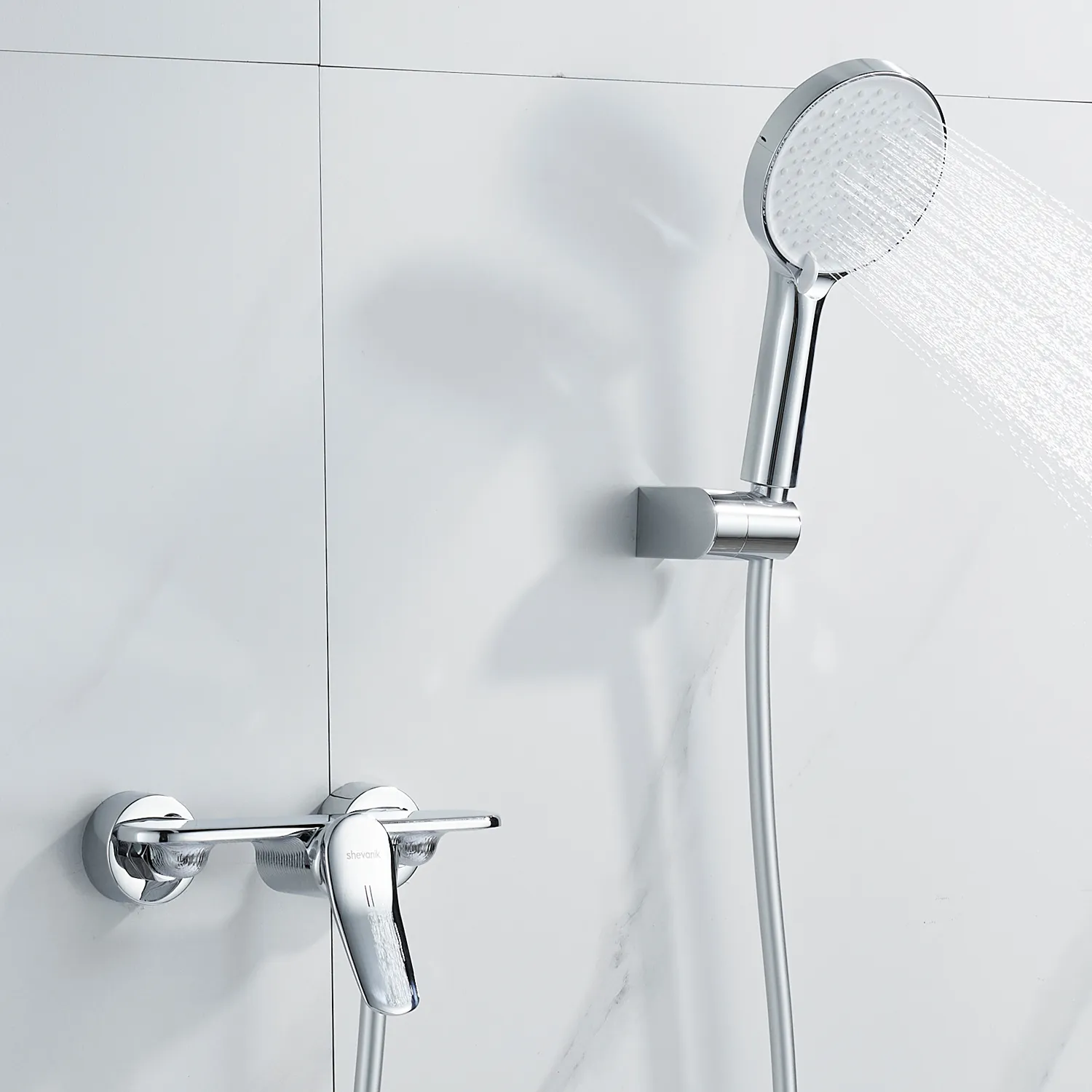 Смеситель для душа Shevanik S4716, хром