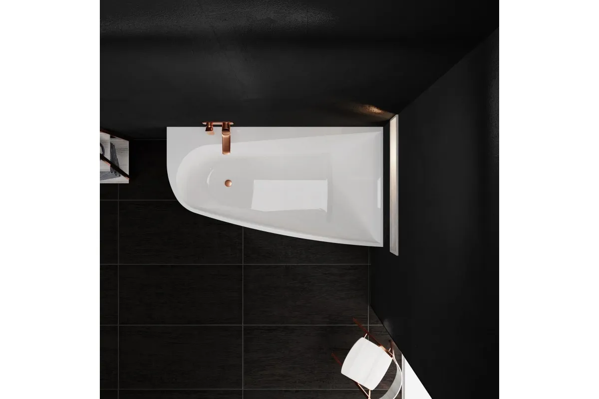 Ванна акриловая правосторонняя Vayer BOOMERANG Гл000010851, 150x90