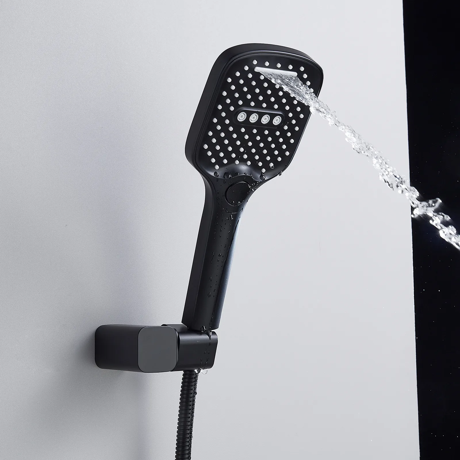 Душевая система встраиваемая Shevanik S4035H, черный