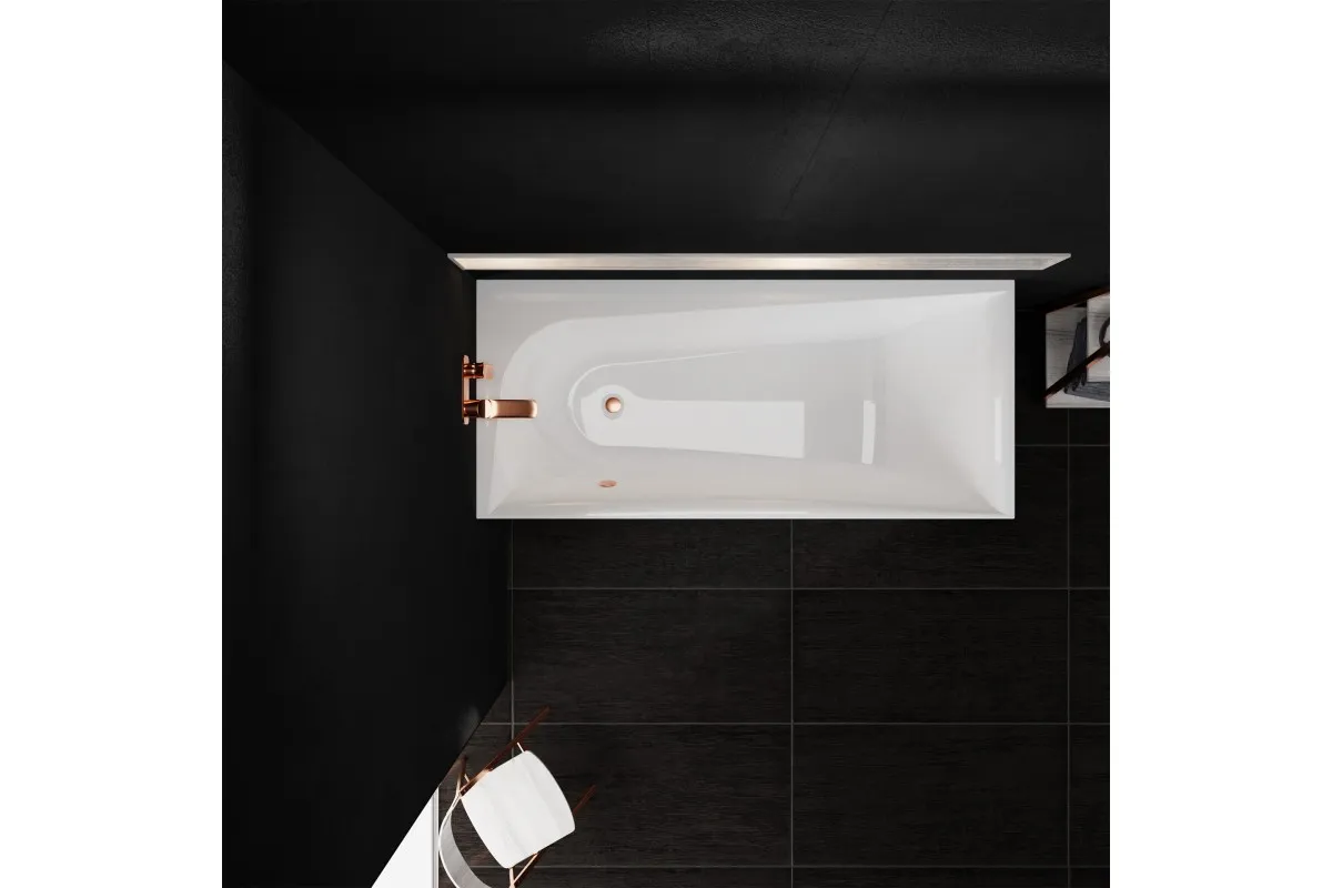 Ванна акриловая левосторонняя Vayer BOOMERANG Гл000010853, 190x90