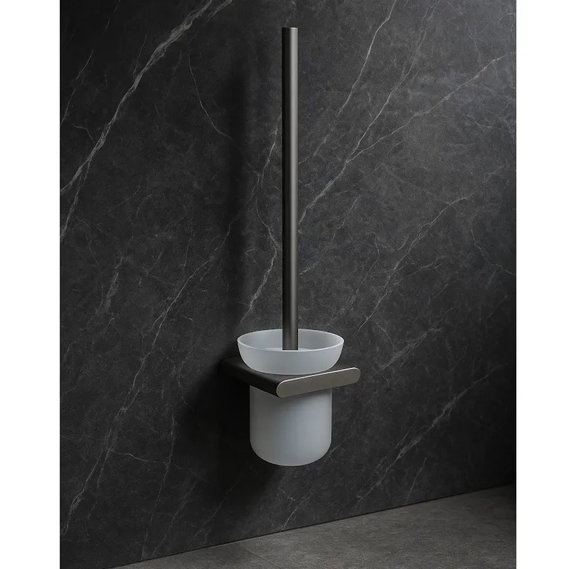 Ершик для унитаза Knotlor TB101GM, оружейная сталь