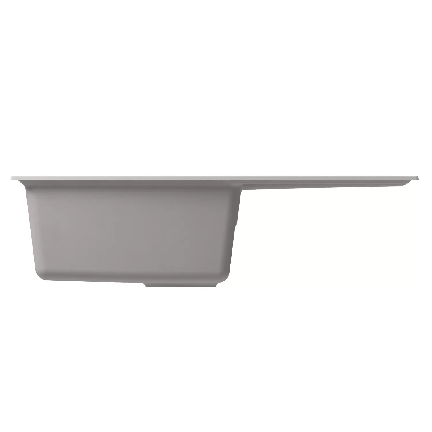 Мойка MIXLINE ML-GM31 с крылом  белая (331) 770*500*190мм NEW (552193)