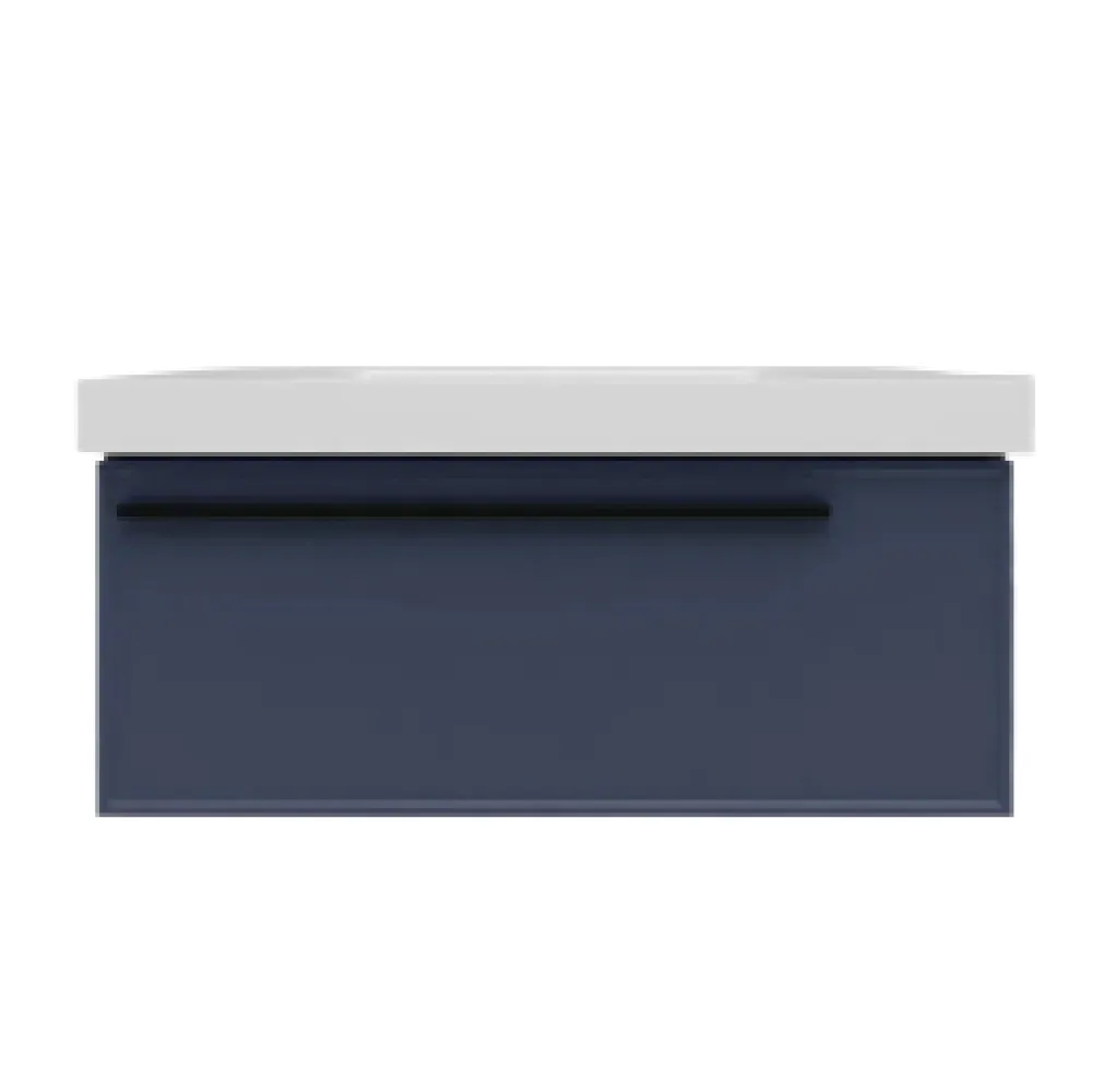 Тумба под раковину подвесная La Fenice Elba FNC-01-ELB-BG-90, синяя