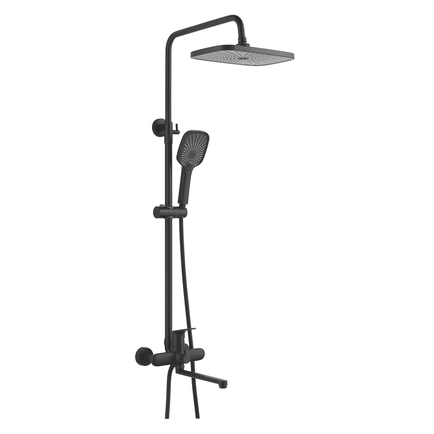 Душевая система Raffine F3685H, черный
