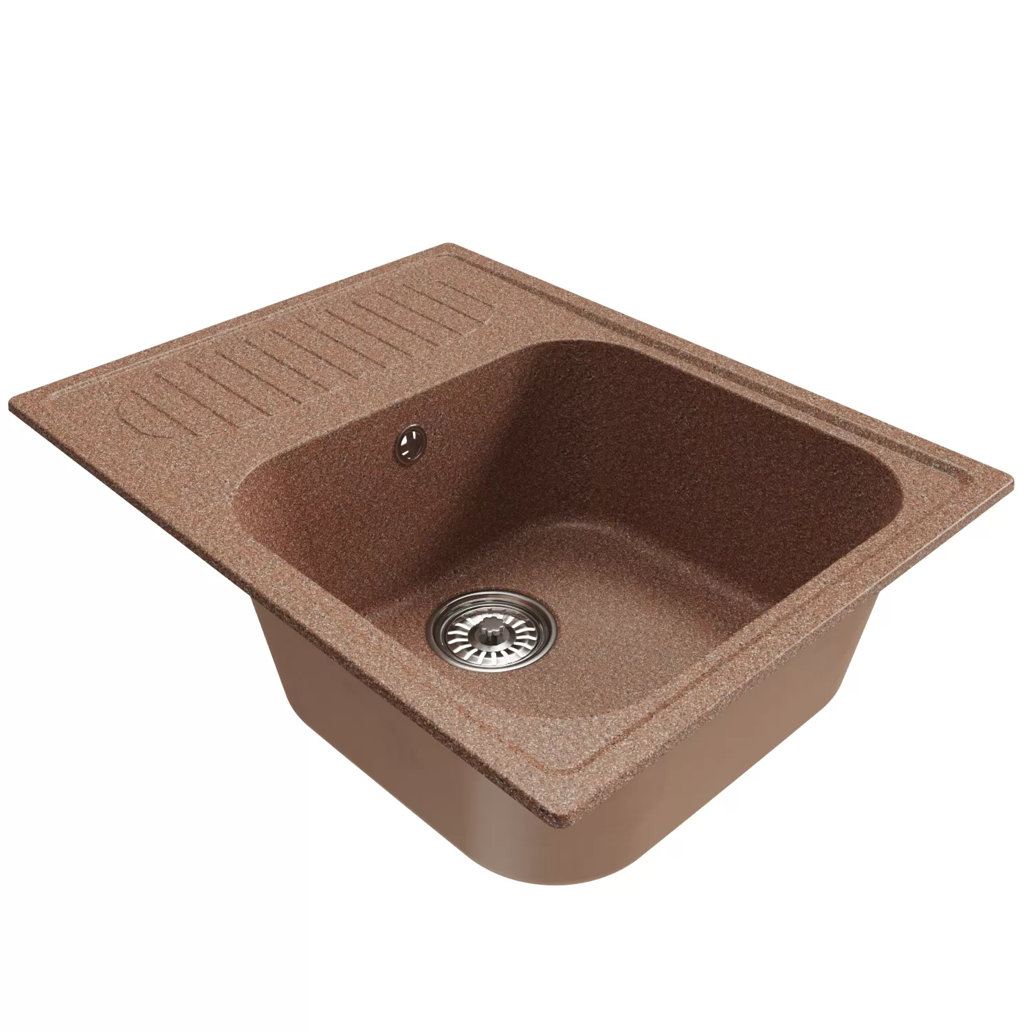 Мойка MIXLINE ML-GM18 с крылом  терракотовая (307) 640*490*190мм NEW (551969)