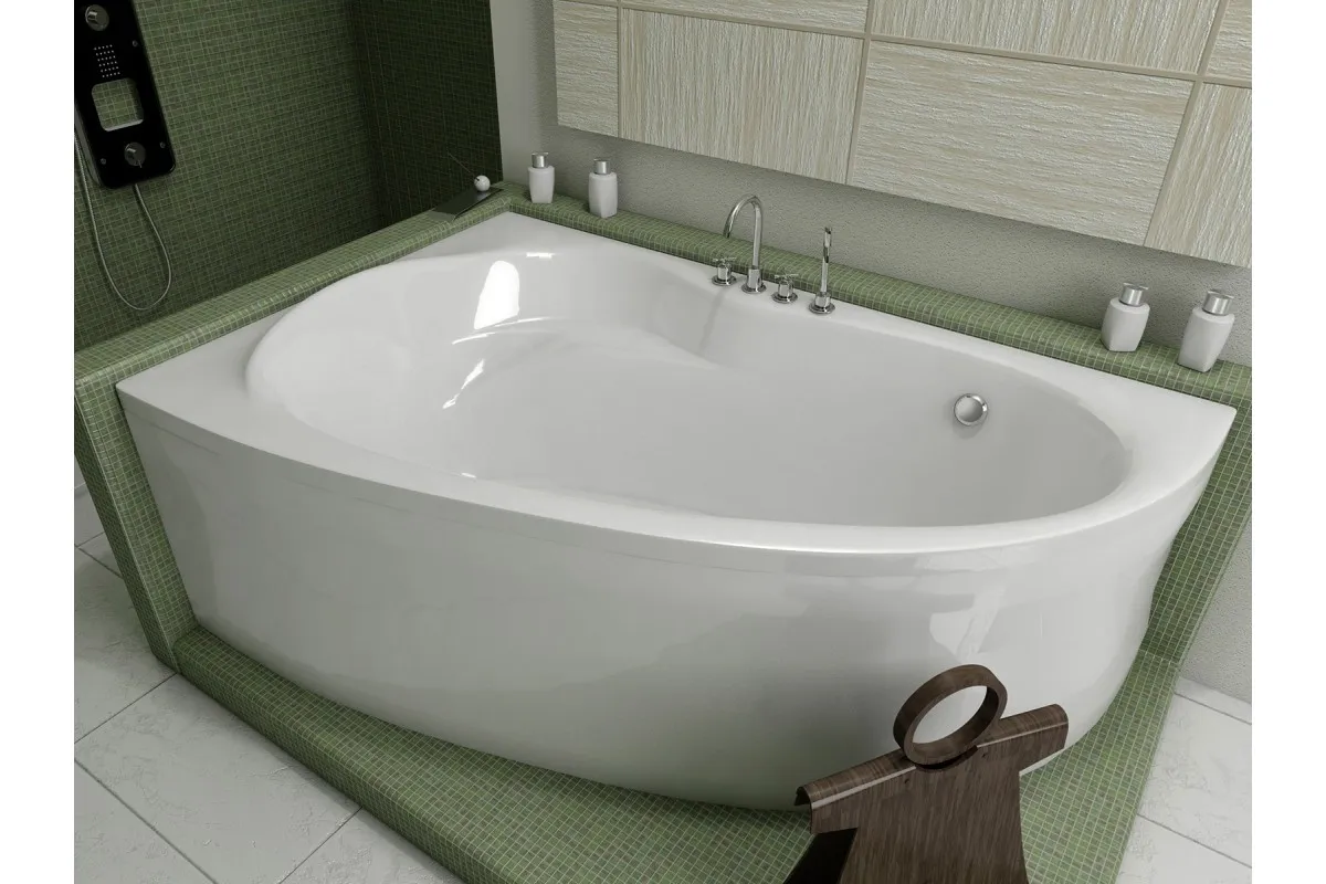 Ванна акриловая левосторонняя Relisan ZOYA Гл000001247, 140x90