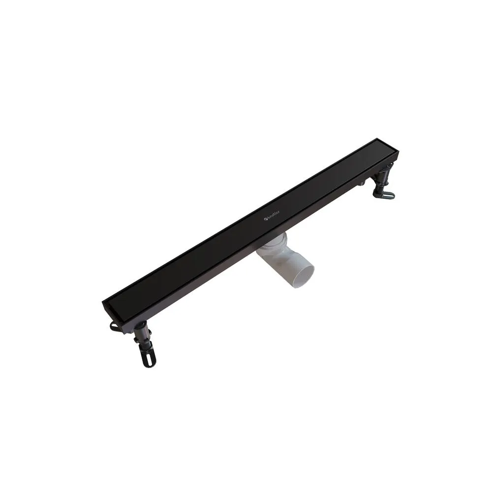 Душевой трап линейный Knotlor SDRW0600BL, матовый черный