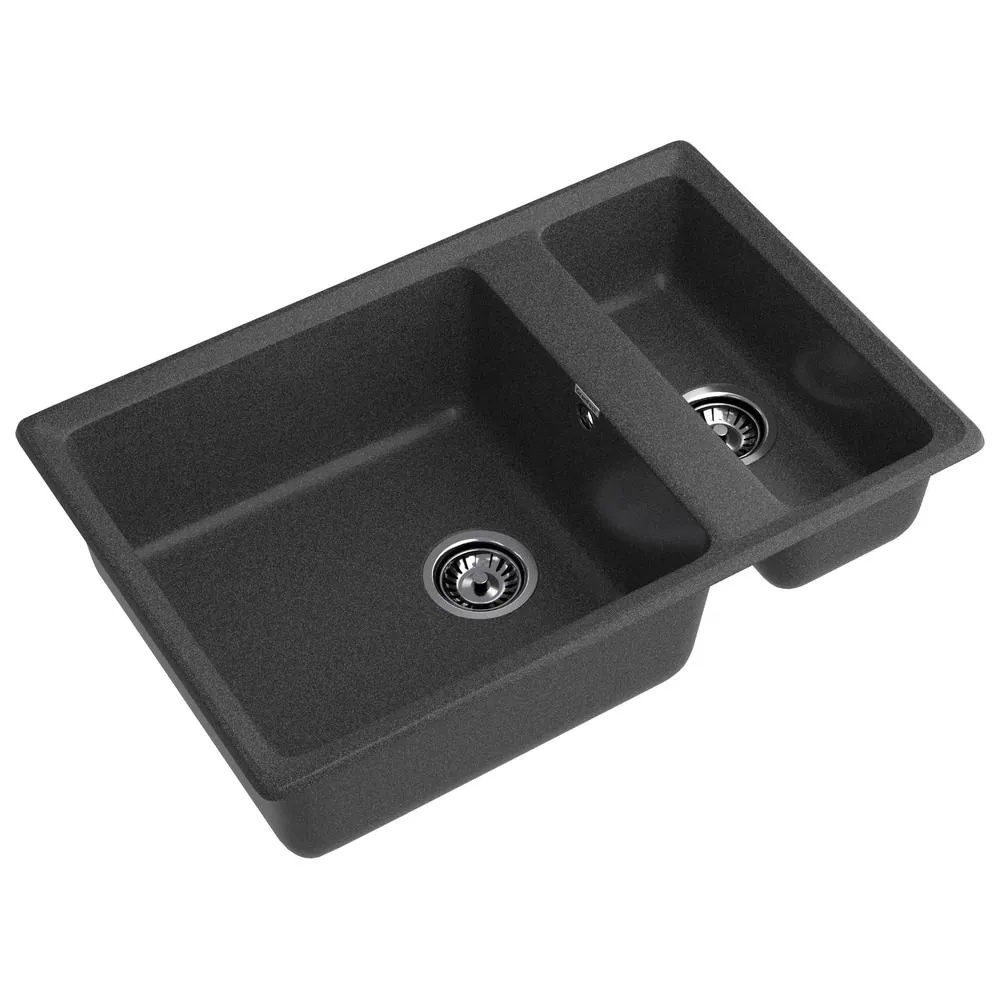 Кухонная мойка GranFest LEVEL 760K, графит