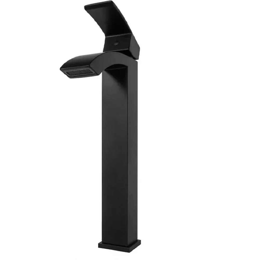 Смеситель для раковины высокий Grocenberg GB3007BL, черный