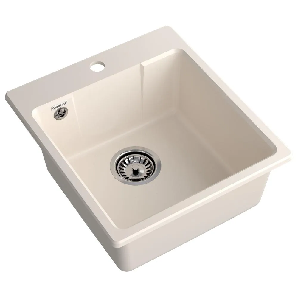Кухонная мойка GranFest URBAN 644, белый